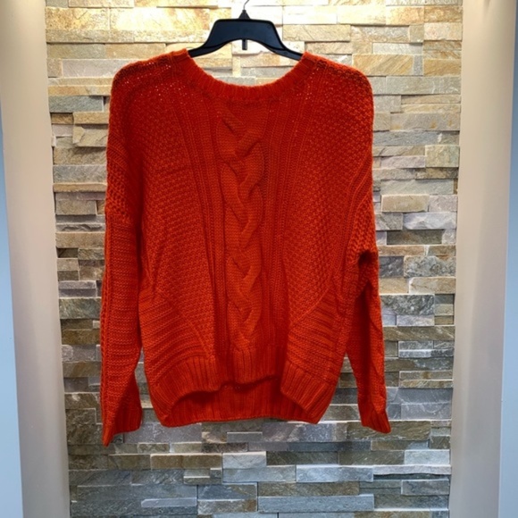 One A Mixed Knit Crew Neck Sweater - Picture 4 of 6